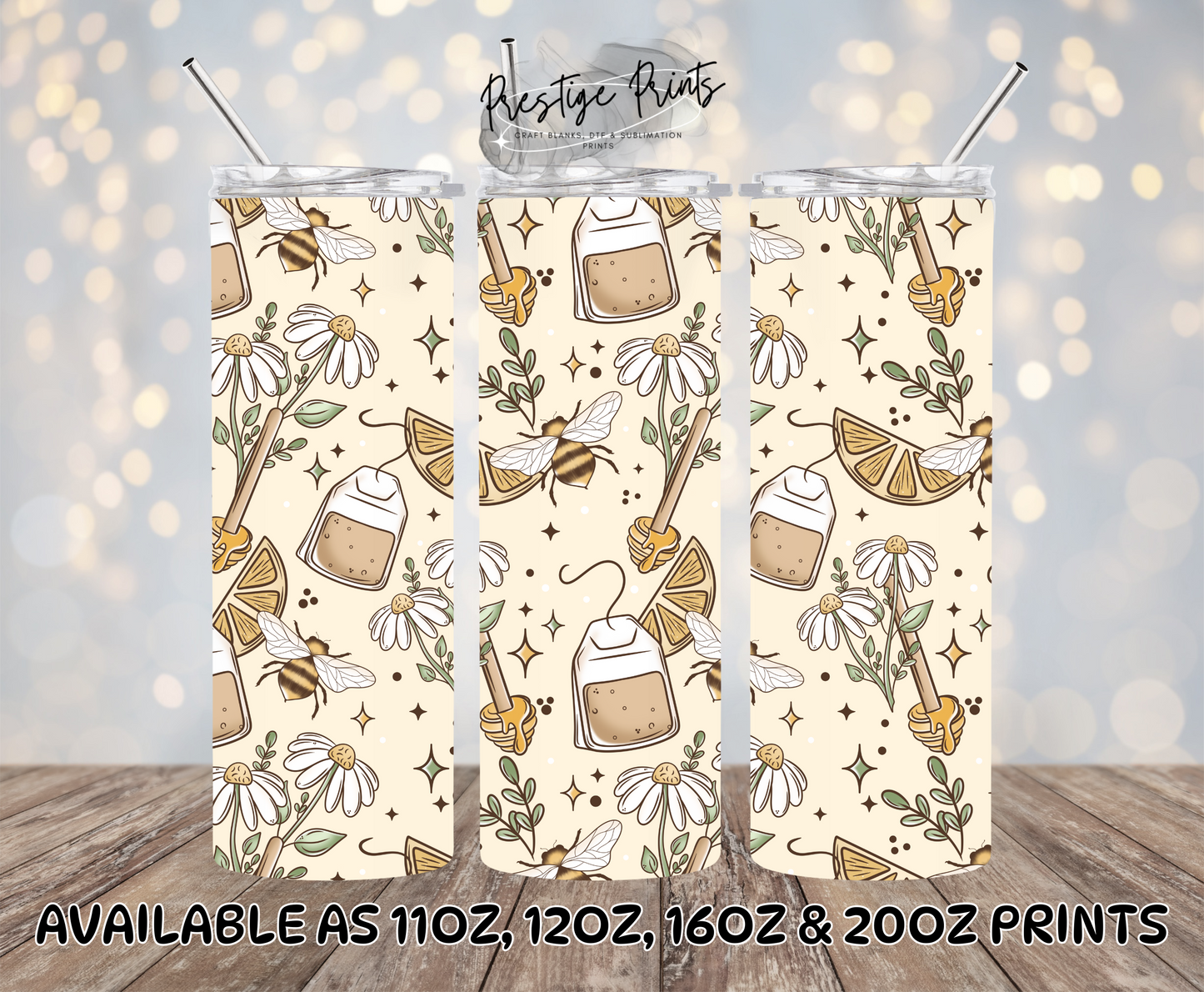 Seamless Honey Tea Wrap