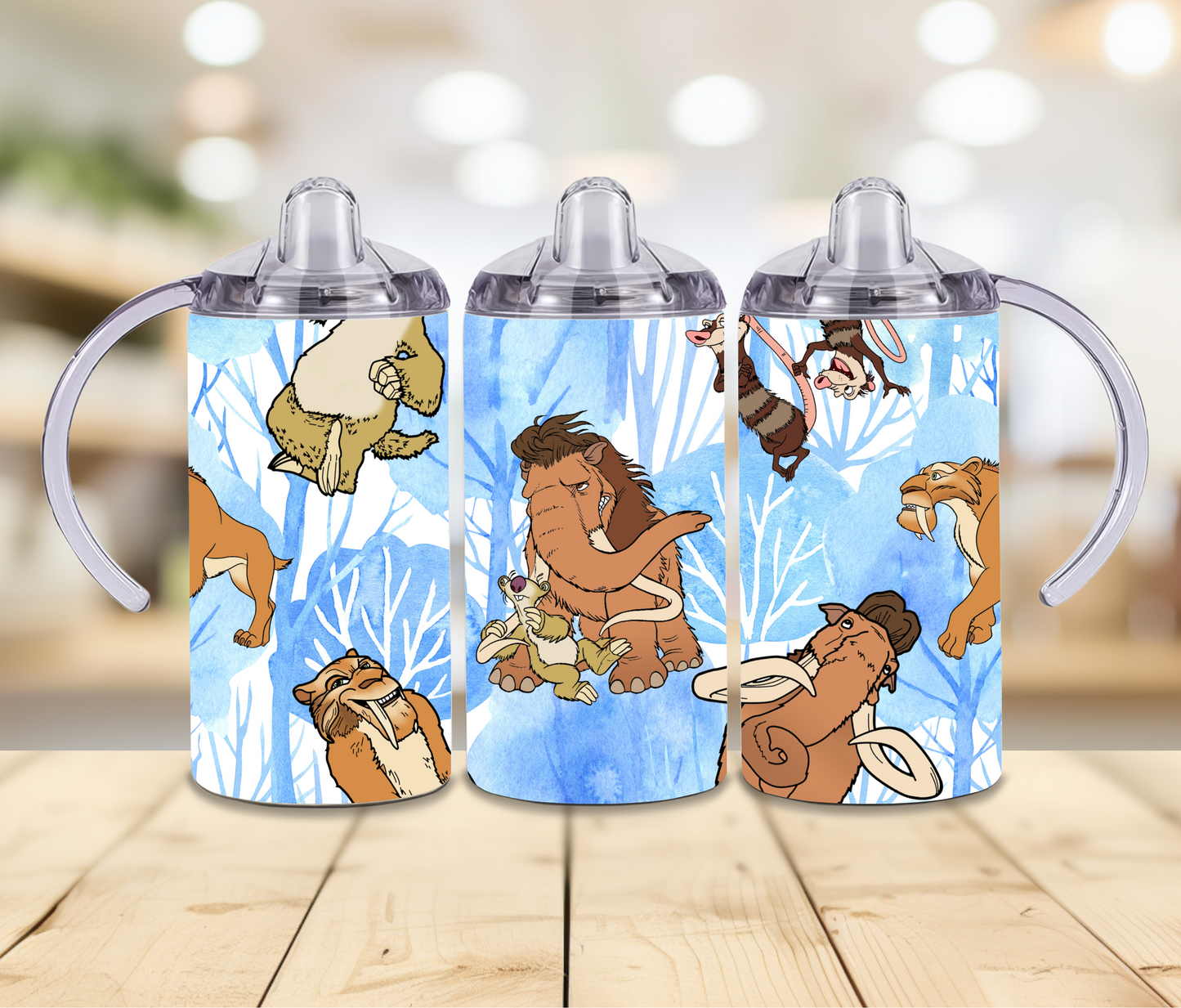 12oz Ice age Sippy Print