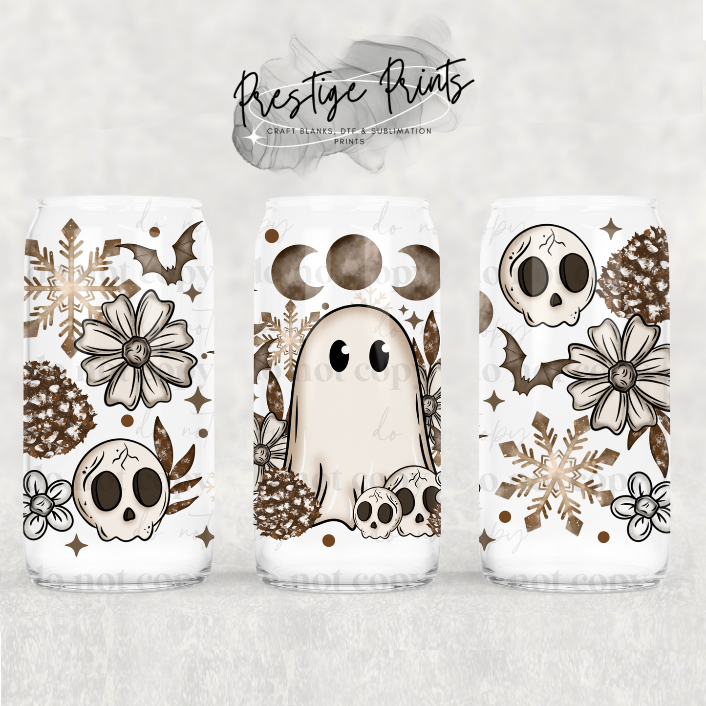 16oz Autumn Ghost Sublimation Libbey wrap