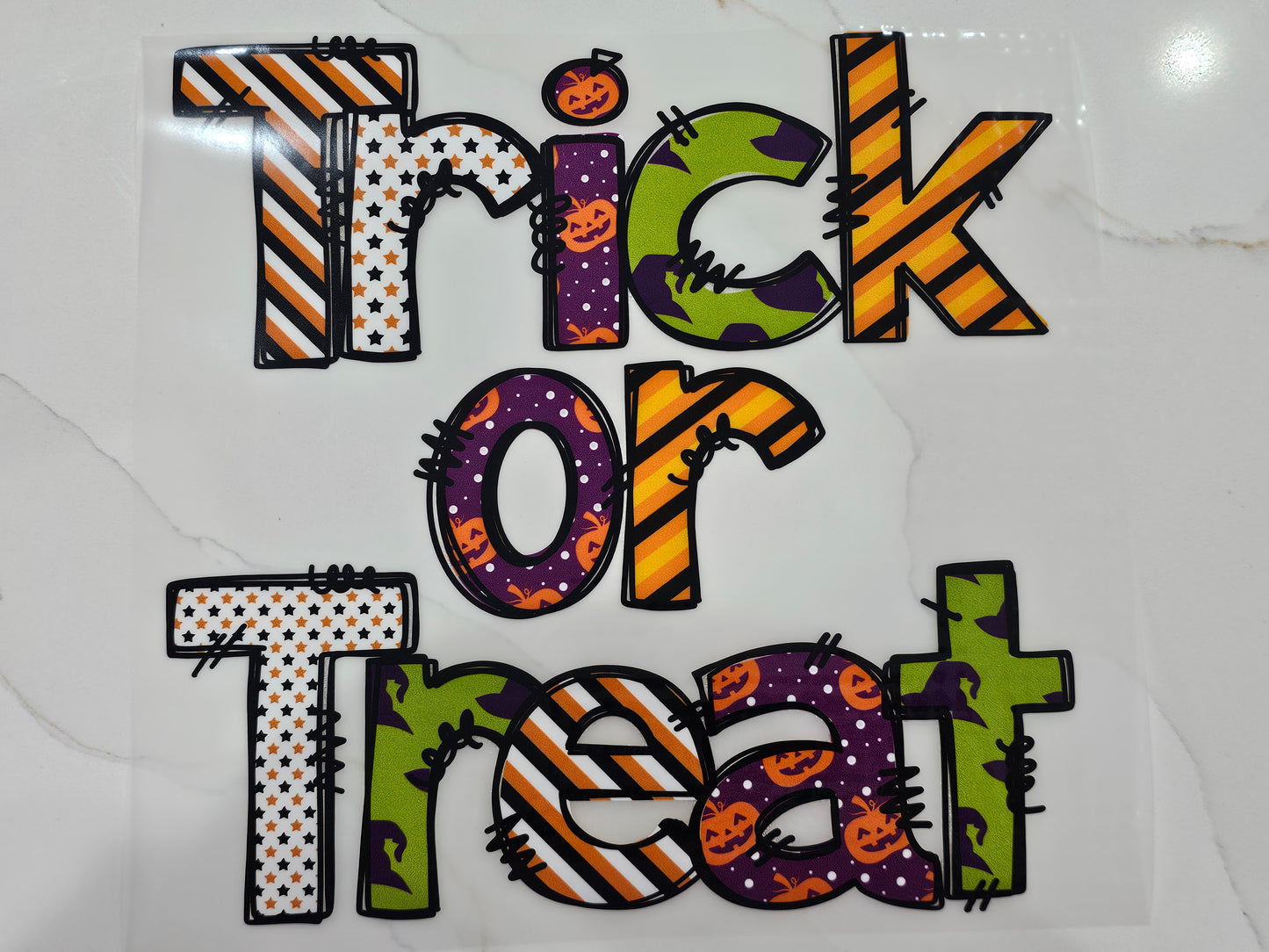 Trick or Treat 8 Inch DTF