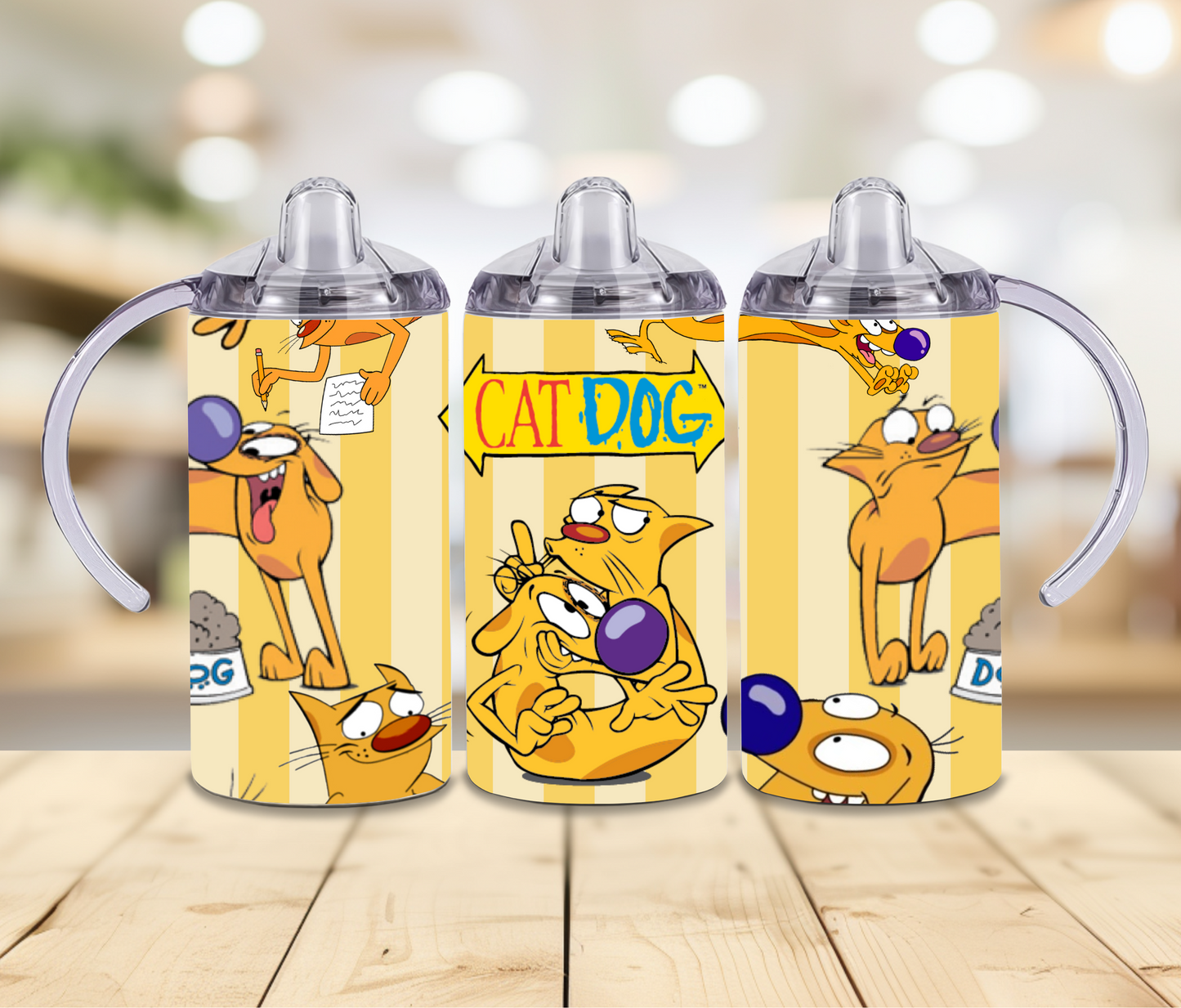 12oz Catdog Sippy Print
