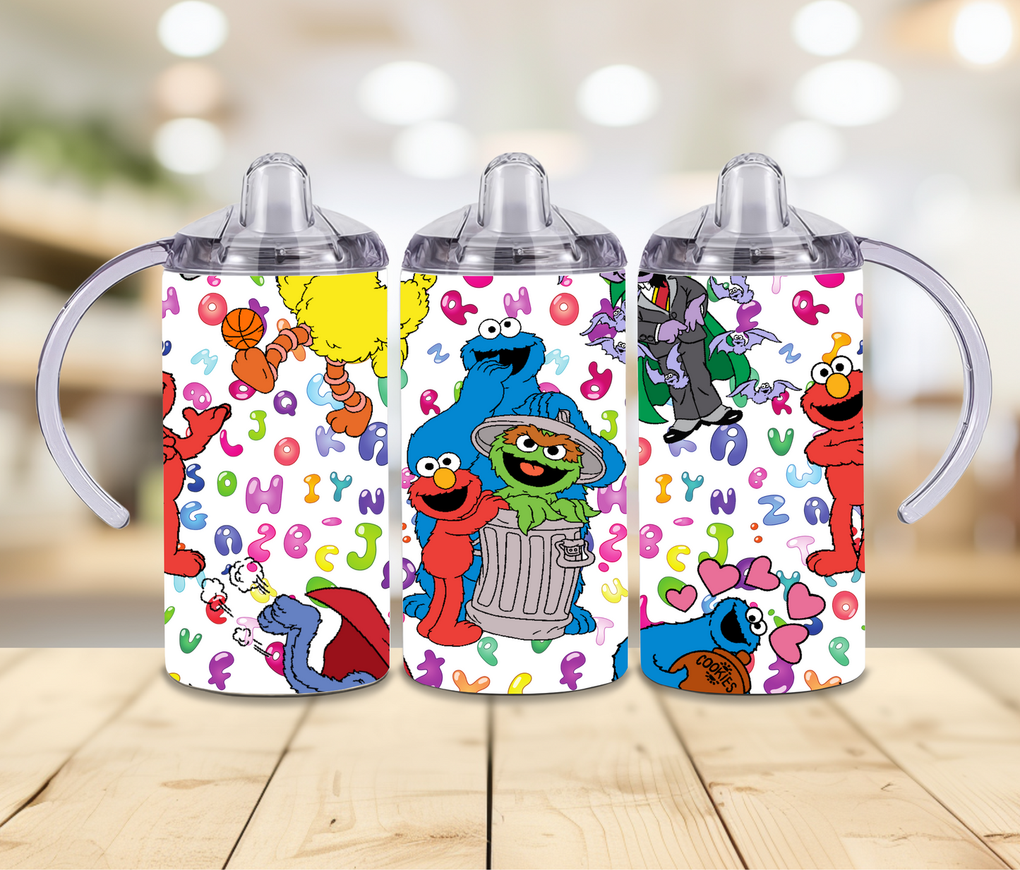 12oz Sesame Sippy Print