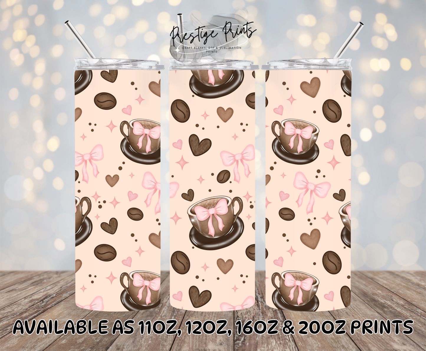 Seamless Coquette teacups Wrap