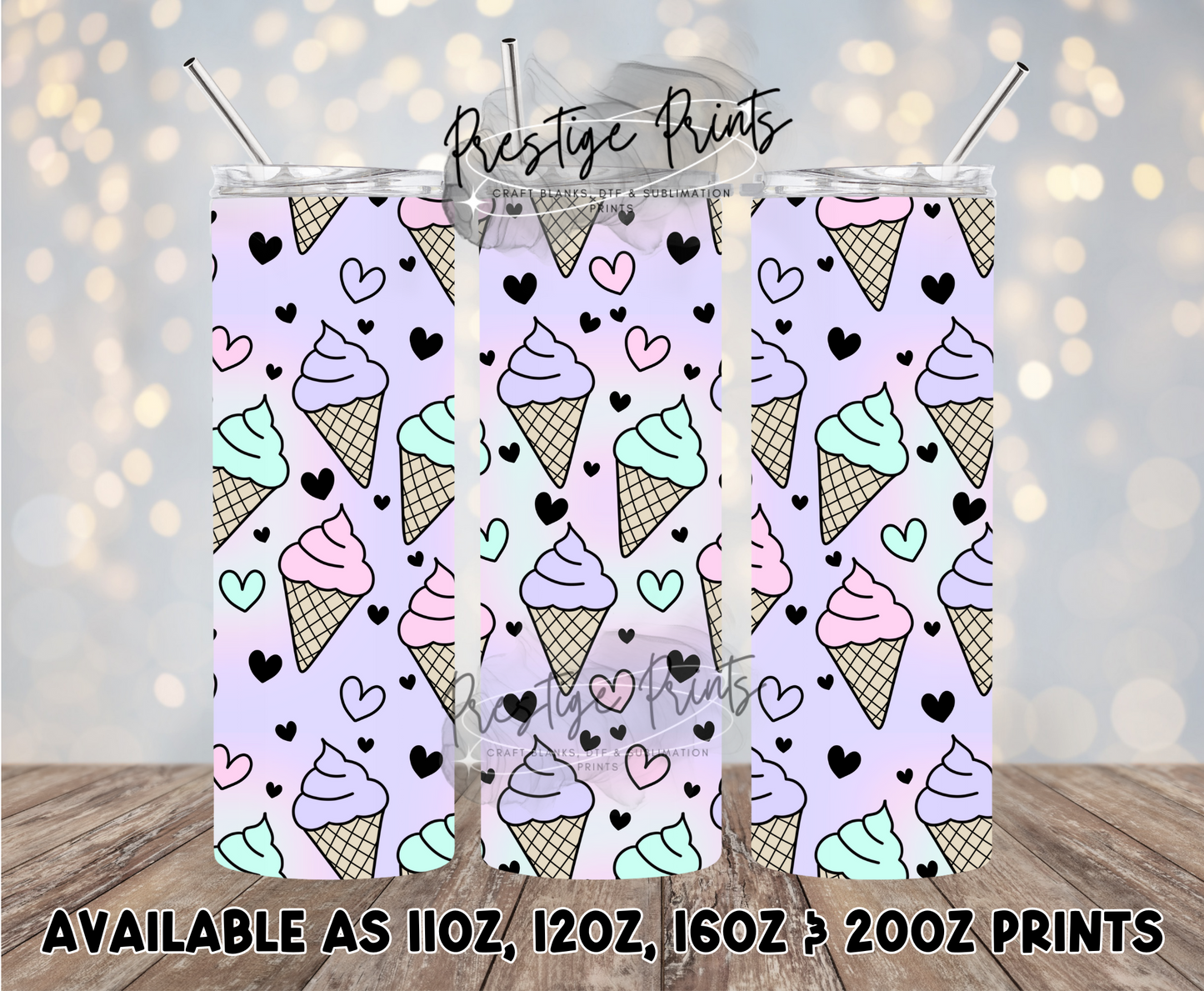 Seamless Ice Cream Wrap