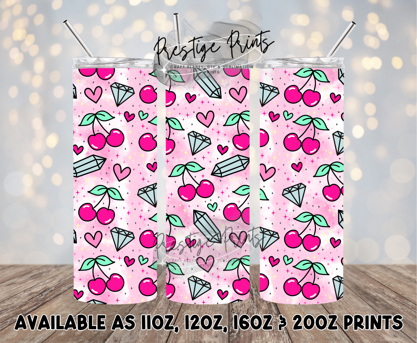 Seamless Cherries Wrap