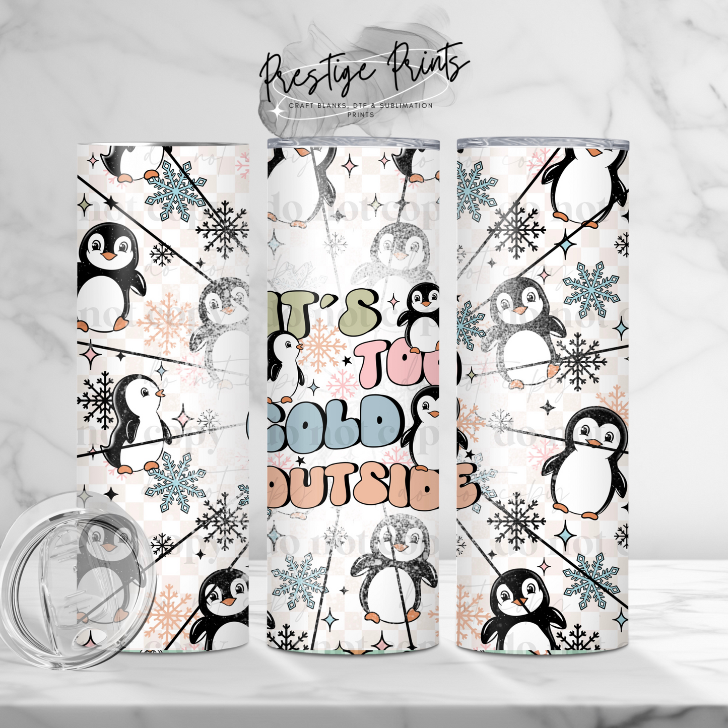 20oz Cold Outside Tumbler wrap