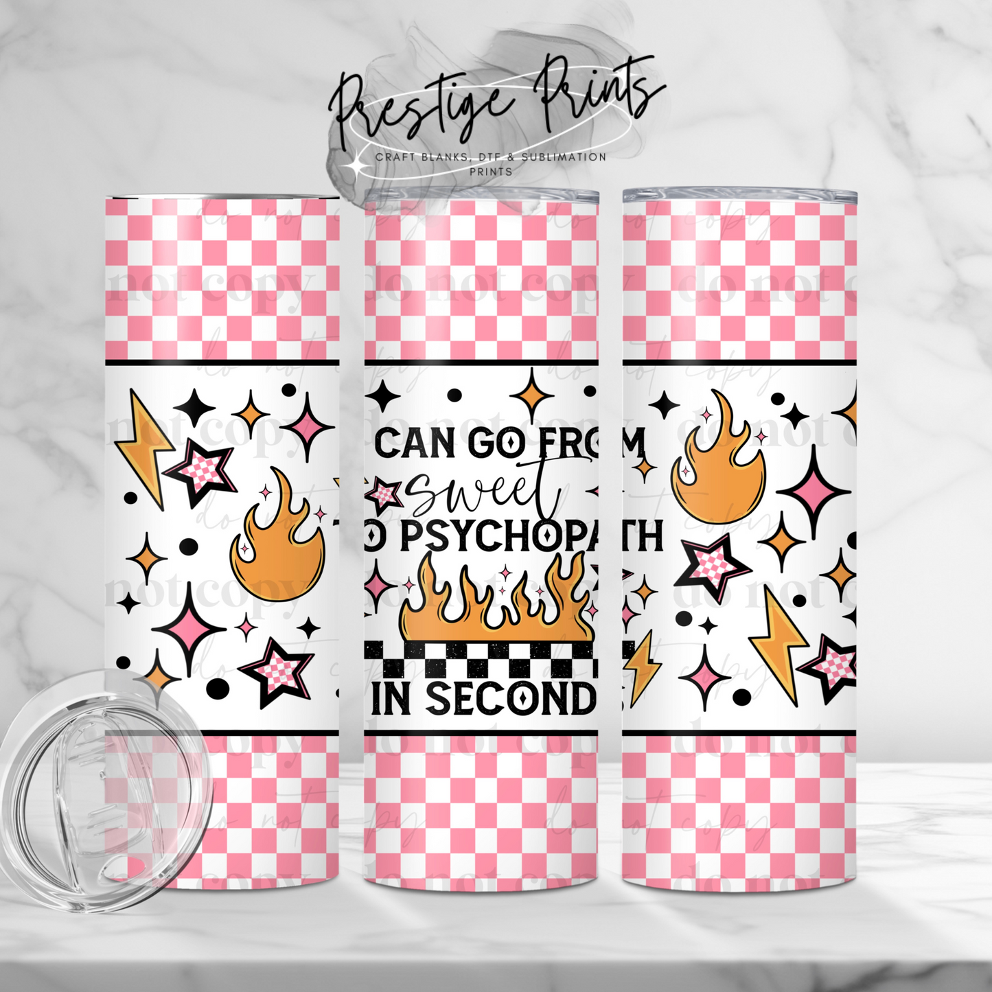 20oz Sweet but Psycho wrap