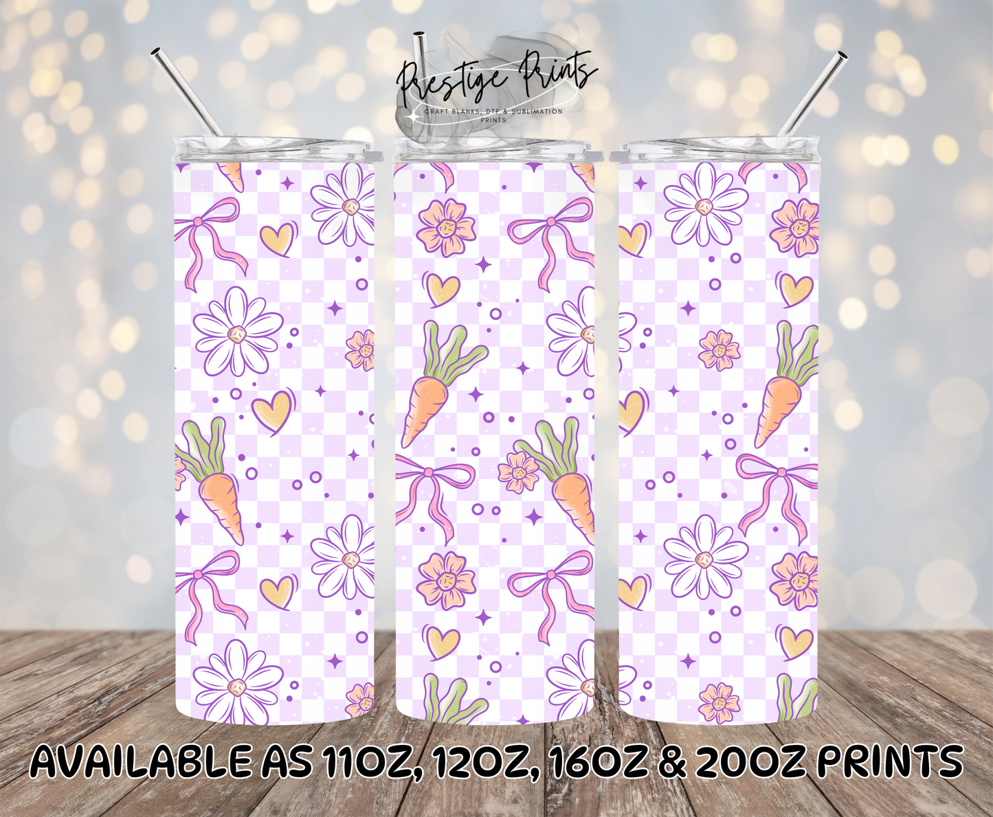 Seamless Purple Easter Wrap