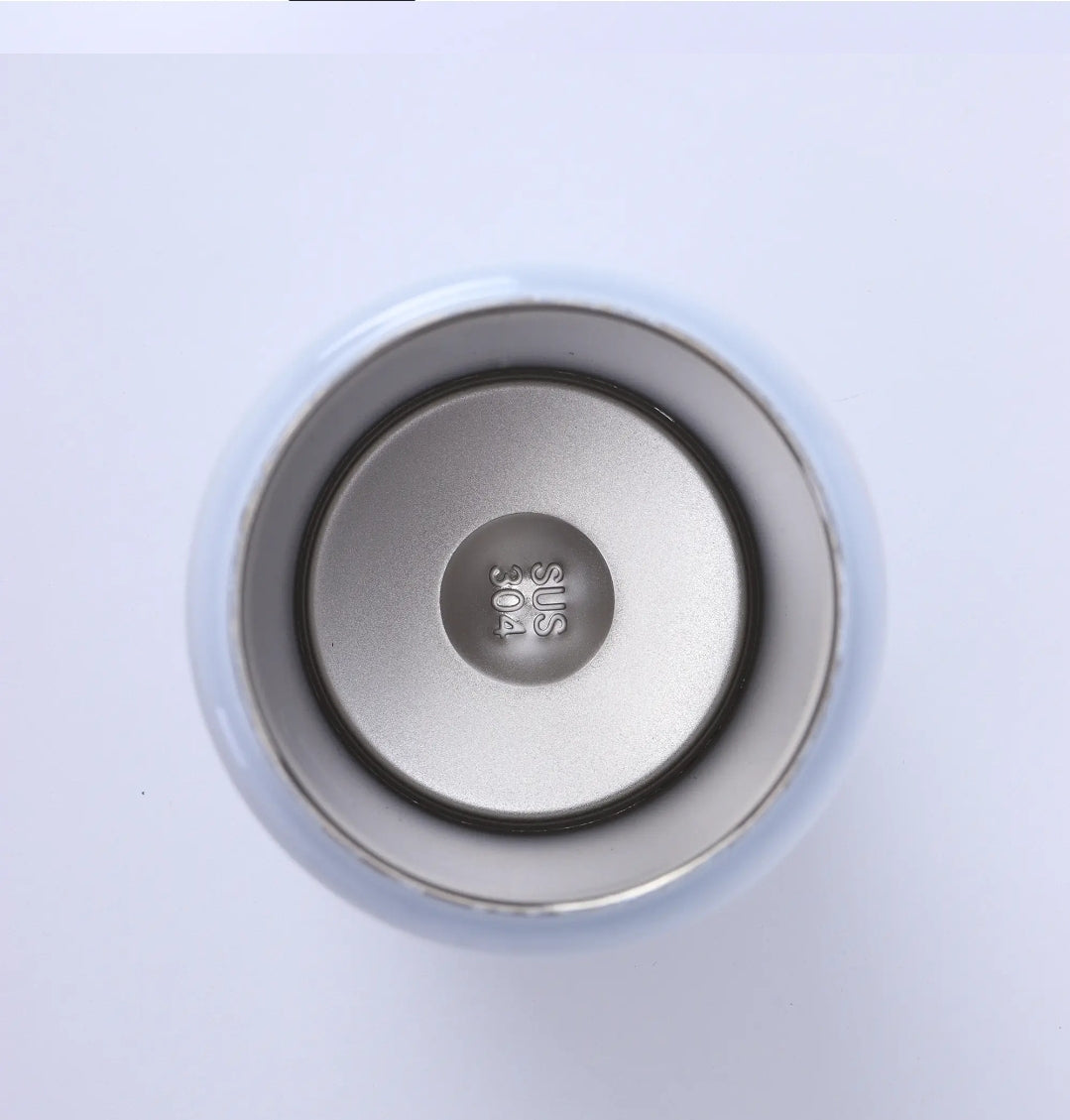 White Metal Sublimation 16oz Libbey with Plastic Lid