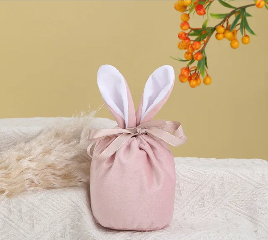 Velvet Easter Bunny bags