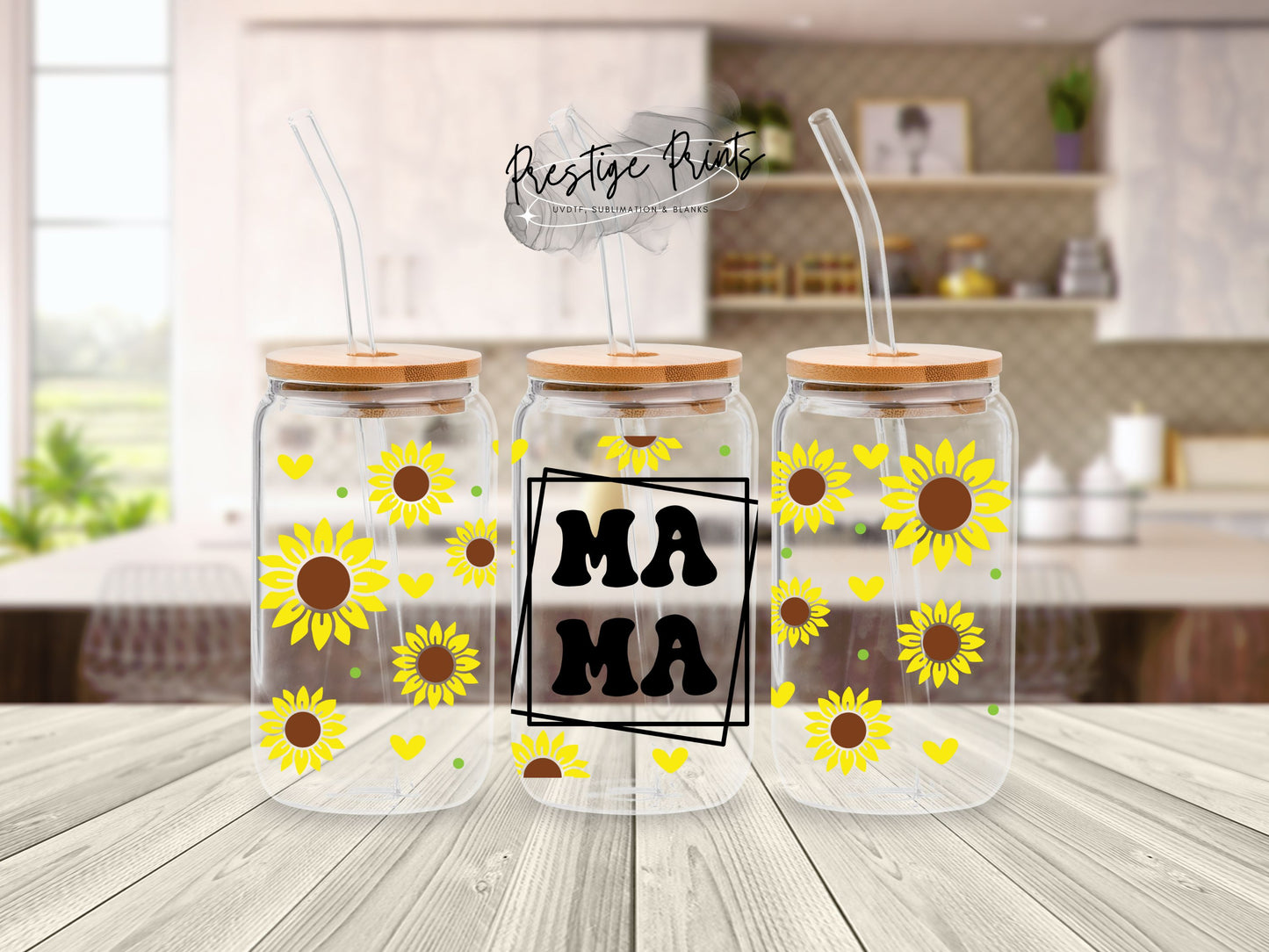 16oz Mama Sublimation Libbey can wrap