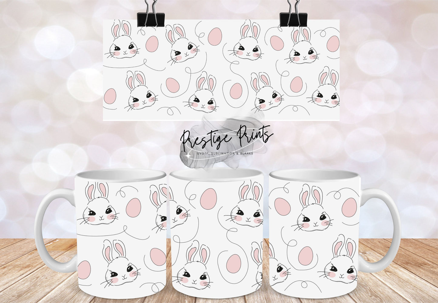 11oz Easter Mug Sublimation Wrap