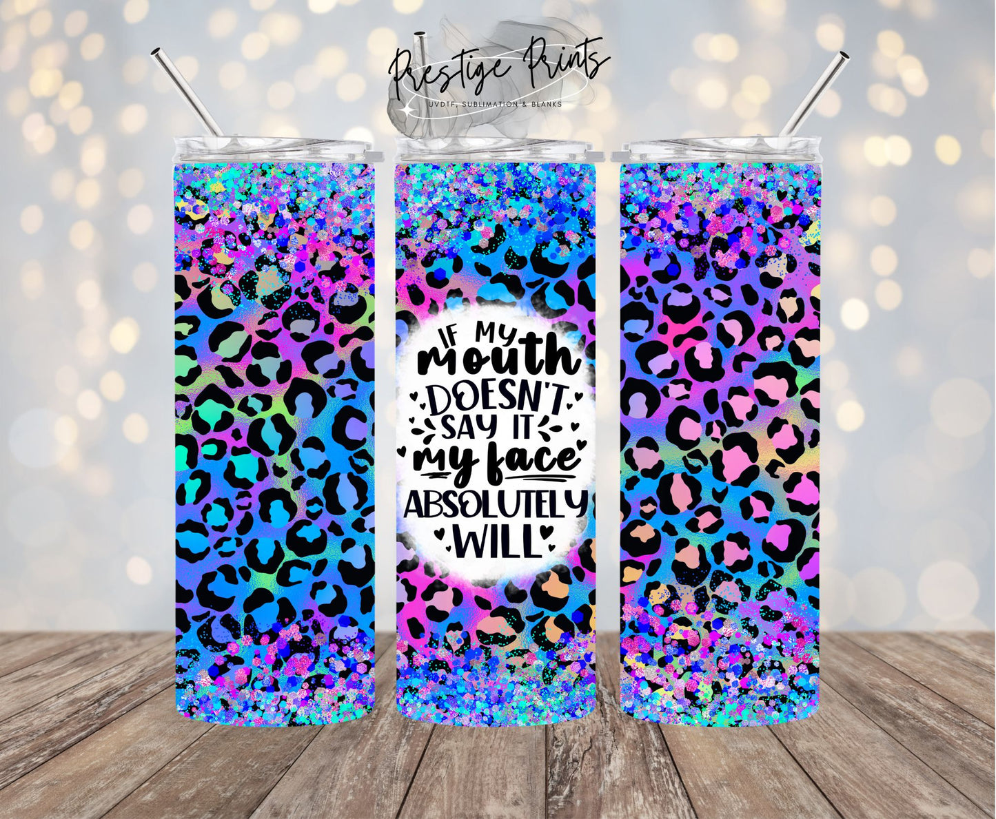 20oz Mouth Tumbler wrap