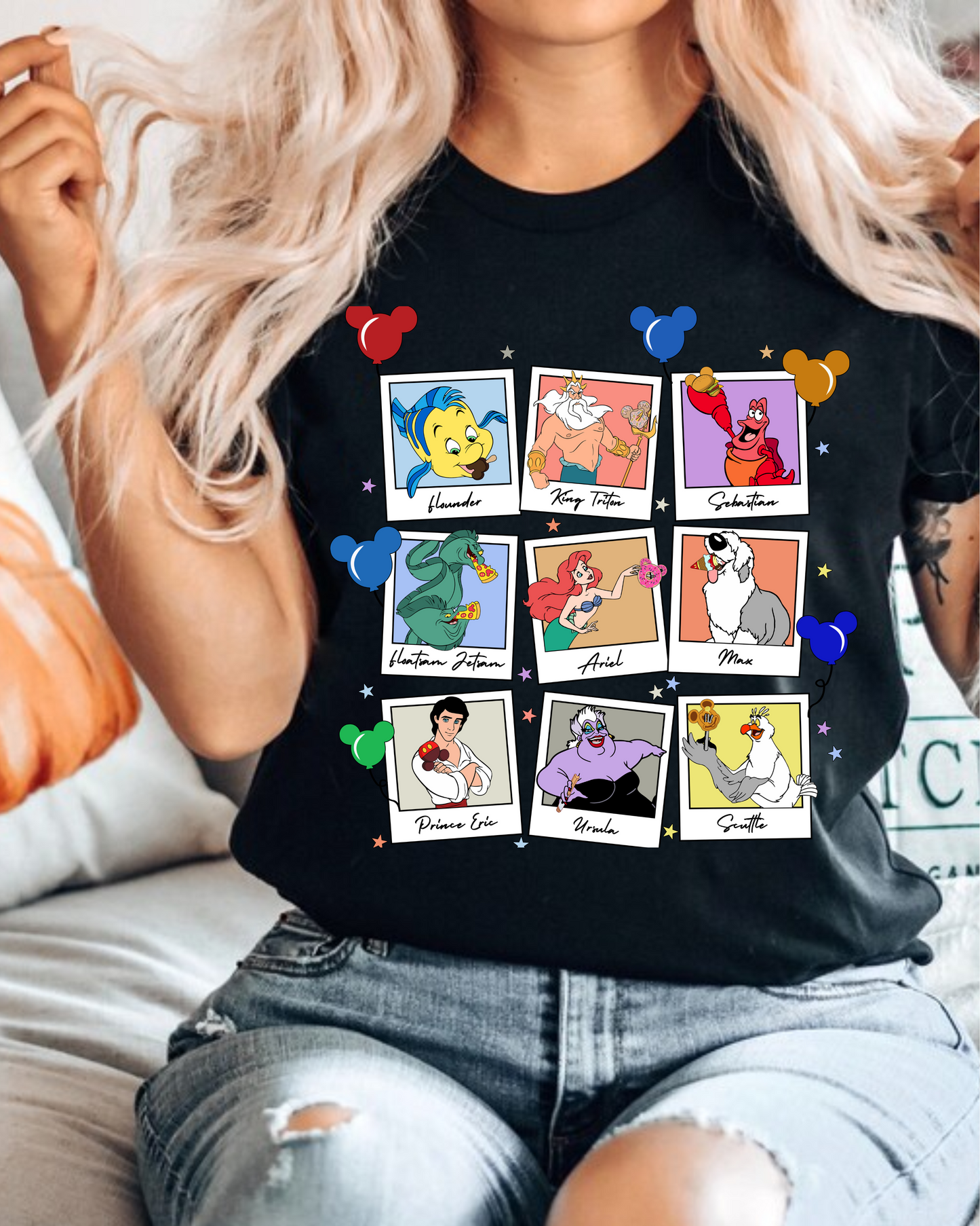 8 Inch Little Mermaid DTF Print
