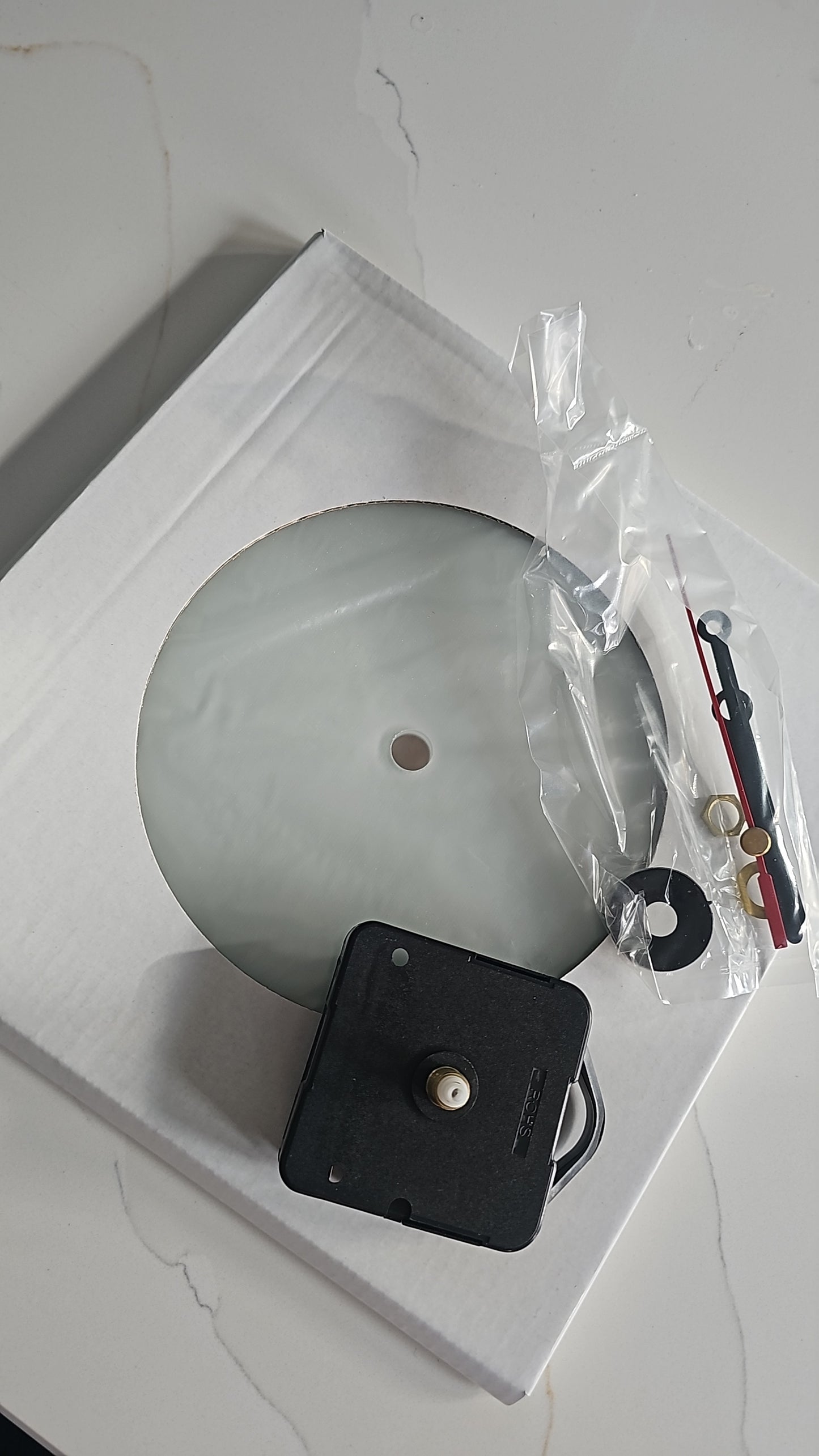 20cm Glass Sublimation Clock