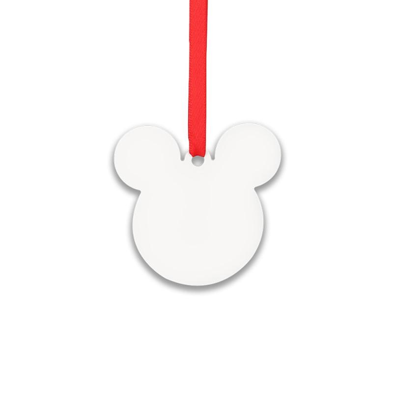Sublimation Double Sided Metal Mickey Mouse Print Decoration