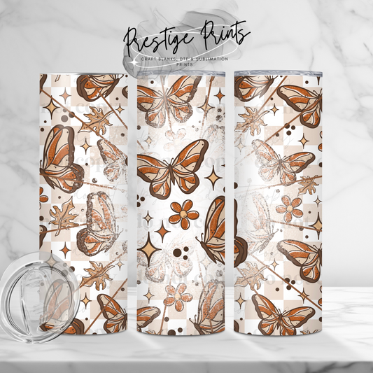 20oz Butterfly Tumbler wrap