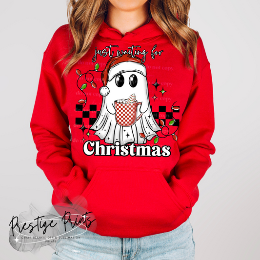 8 Inch Waiting for Christmas DTF Print