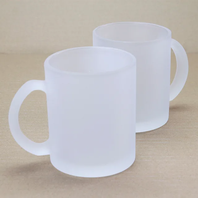 11oz Frosted Glass Sublimation Mug