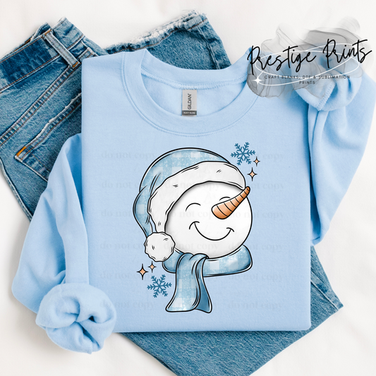 8 Inch Snowman DTF Print