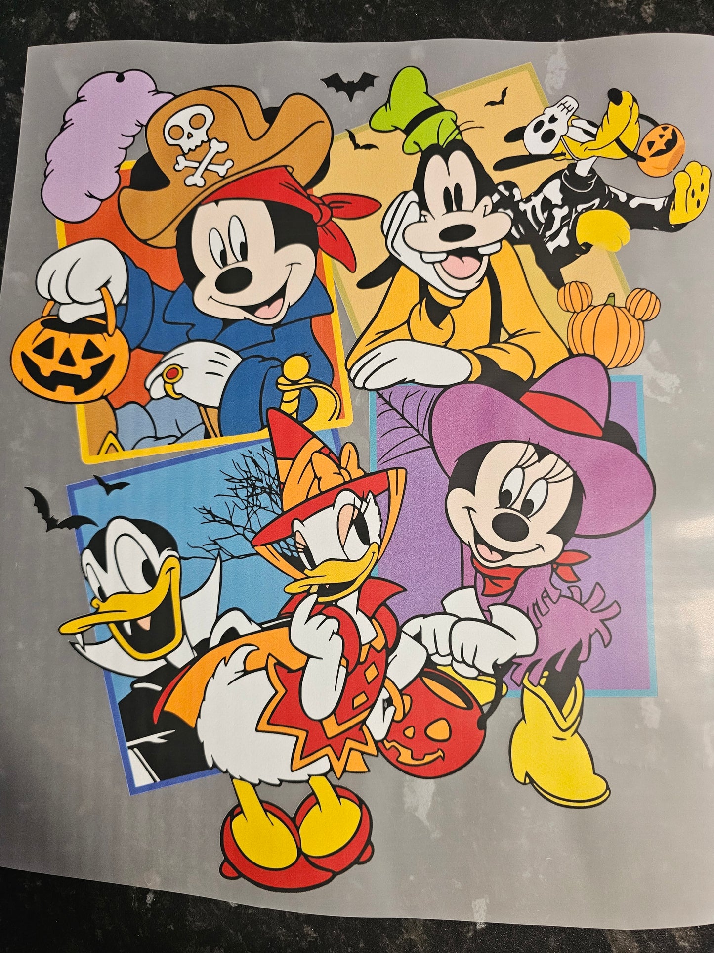 10 Inch Mickey halloween DTF Print