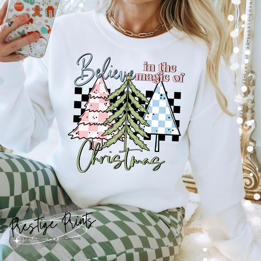 8 Inch Believe DTF Print