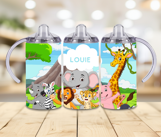 12oz Zoo Sippy Print