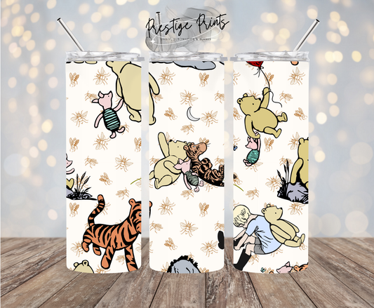 20oz Classic Pooh Tumbler wrap