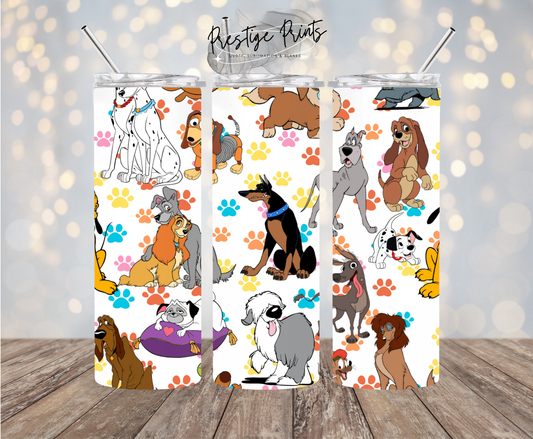 20oz Dogs Tumbler wrap