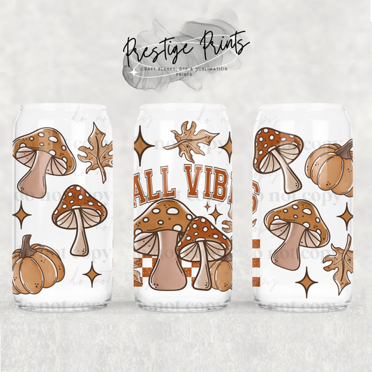 16oz Autumn Vibe Sublimation Libbey wrap