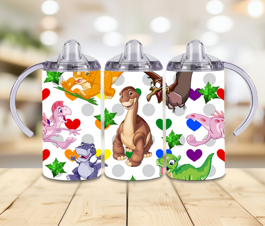 12oz Dino Sippy Print