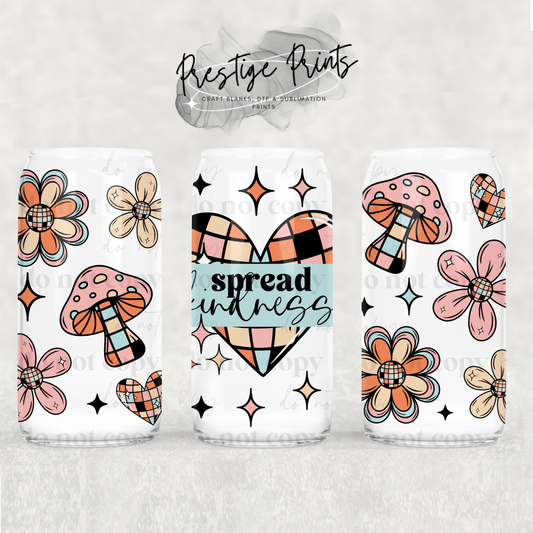 16oz Kindness Sublimation Libbey wrap