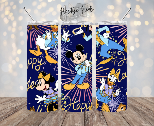 20oz New Year Tumbler wrap