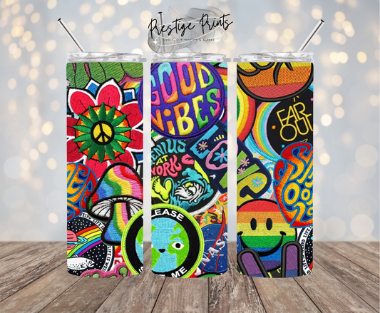 20oz Good Vibes Tumbler wrap