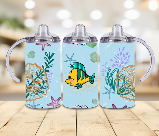 12oz Under the sea Sippy Print