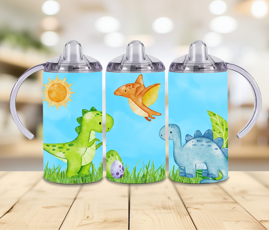 12oz Dino Sippy Print