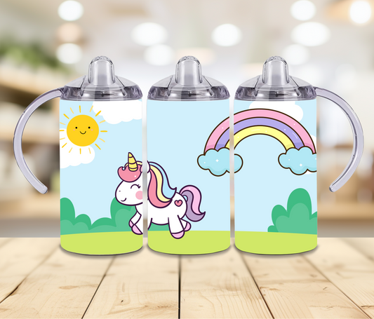 12oz Unicorn Sippy Print