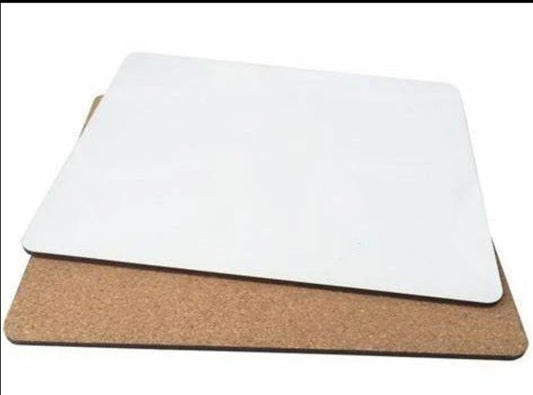 MDF Sublimation Placemats 23cm x 19cm cork backed