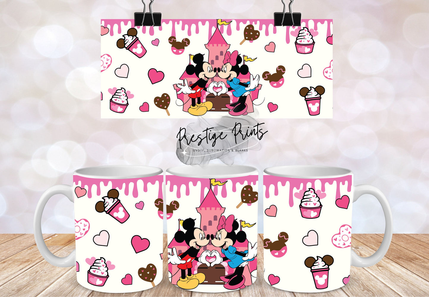 11oz Disney Mug Sublimation Wrap