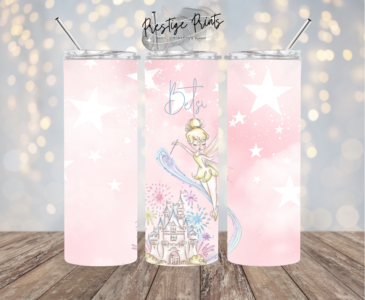 20oz Tinkerbelle Tumbler wrap