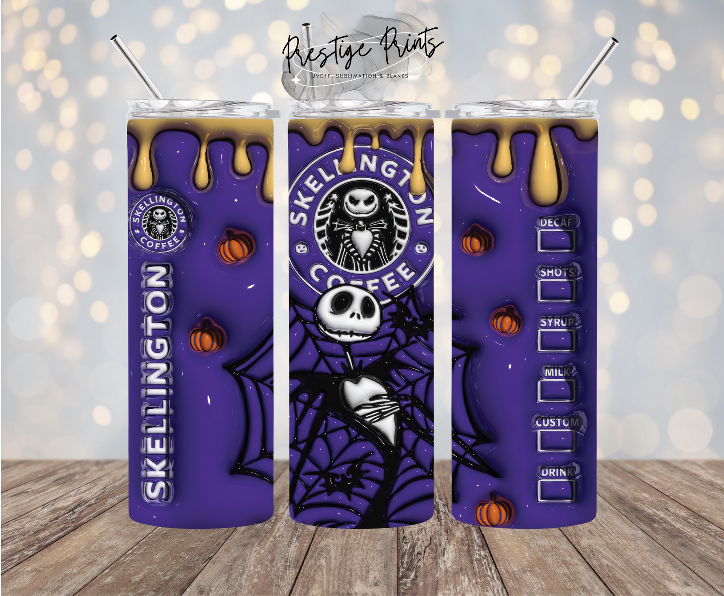 20oz Halloween Tumbler wrap