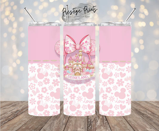 20oz Pink Disney Tumbler wrap