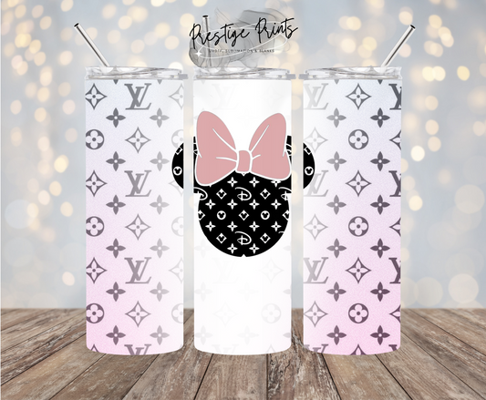 20oz Minnie Designer Tumbler wrap