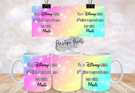 11oz Disney mum Mug Sublimation Wrap