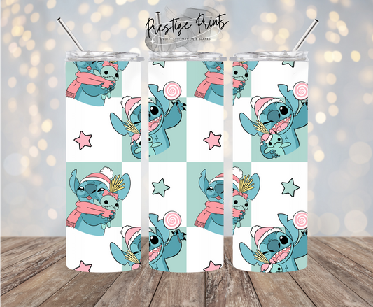 20oz Stitch Xmas Tumbler wrap