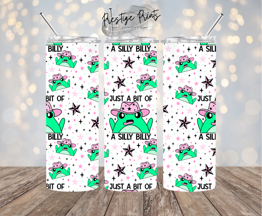 20oz Silly billy frog Tumbler wrap