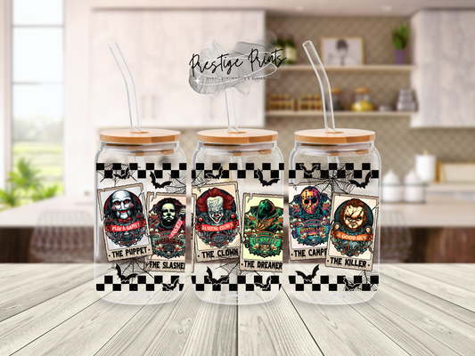 16oz Halloween Sublimation Libbey can wrap