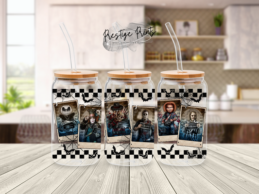 16oz Halloween Sublimation Libbey can wrap