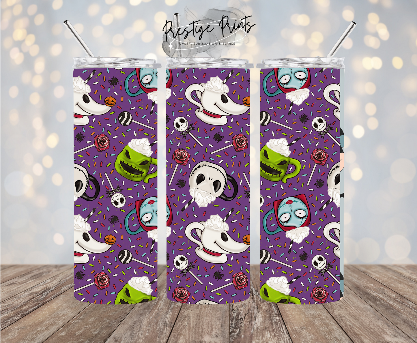 20oz Halloween Tumbler wrap