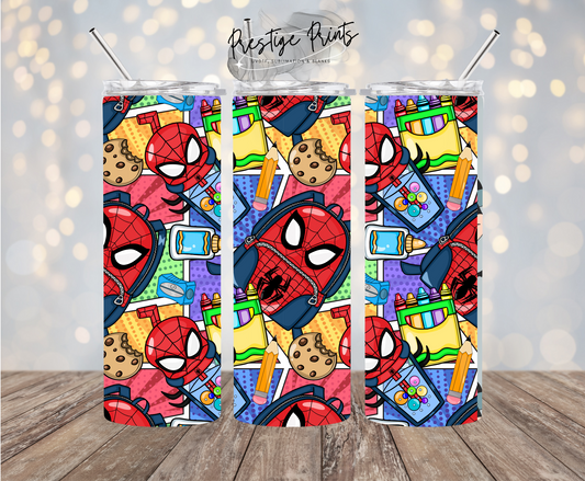 20oz Spidey Tumbler wrap